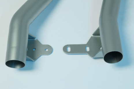 CP-E QKspl Cast Bellmouth Downpipes - High Flow Metallic Cat (2022-2025 Ford Bronco Raptor) - FDDP00035T