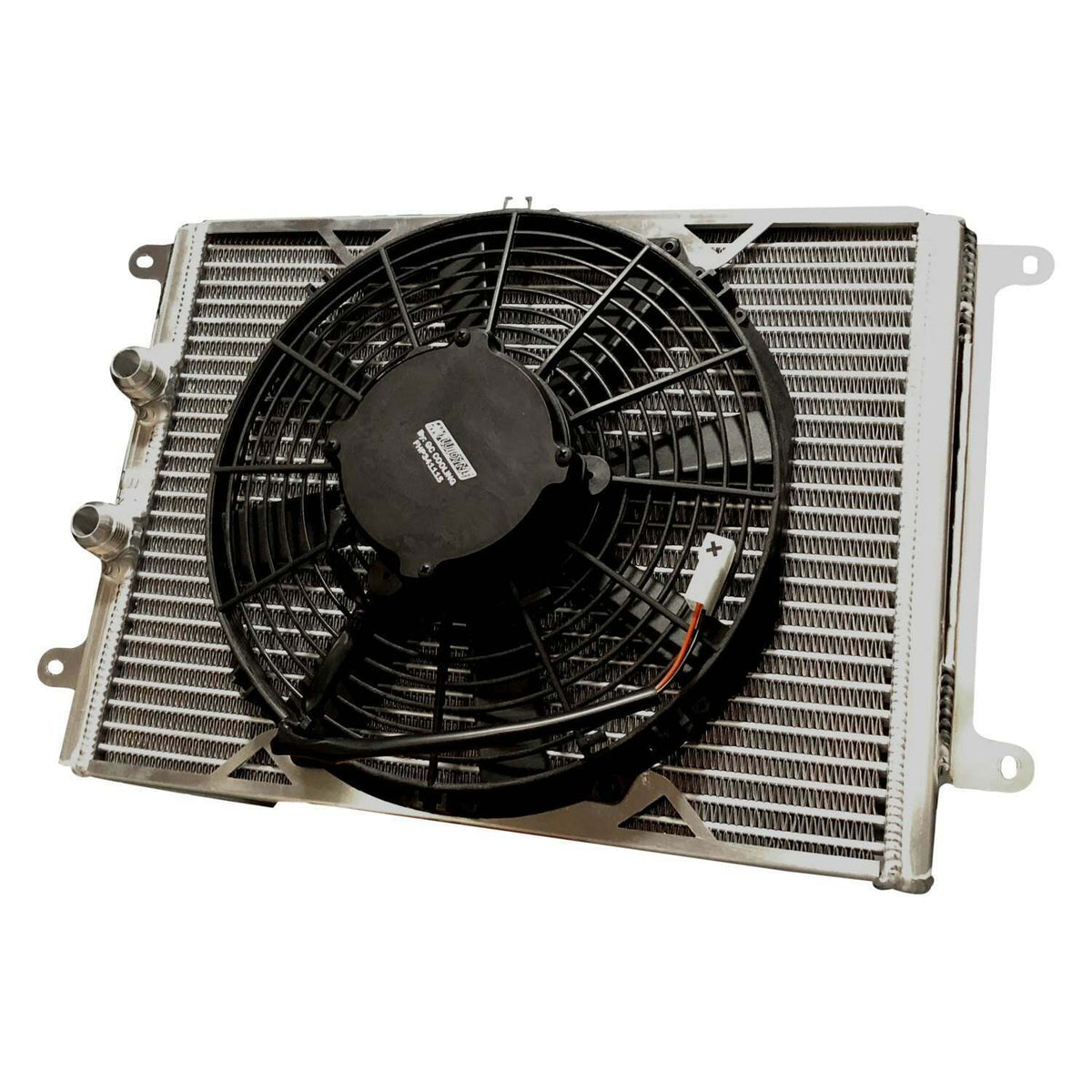 Fluidyne 15.5 x 12.5  32mm Tube > SLM EOC/11 Fan - Oil Coolers Oval Tube & Fin Oil Coolers - DB-30404-SLM