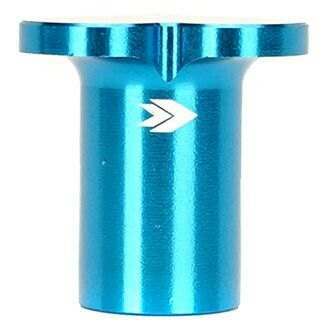 NRG Drift Button- Heart Shape Nissan S13, S14, S15 Blue - DB-H001BL