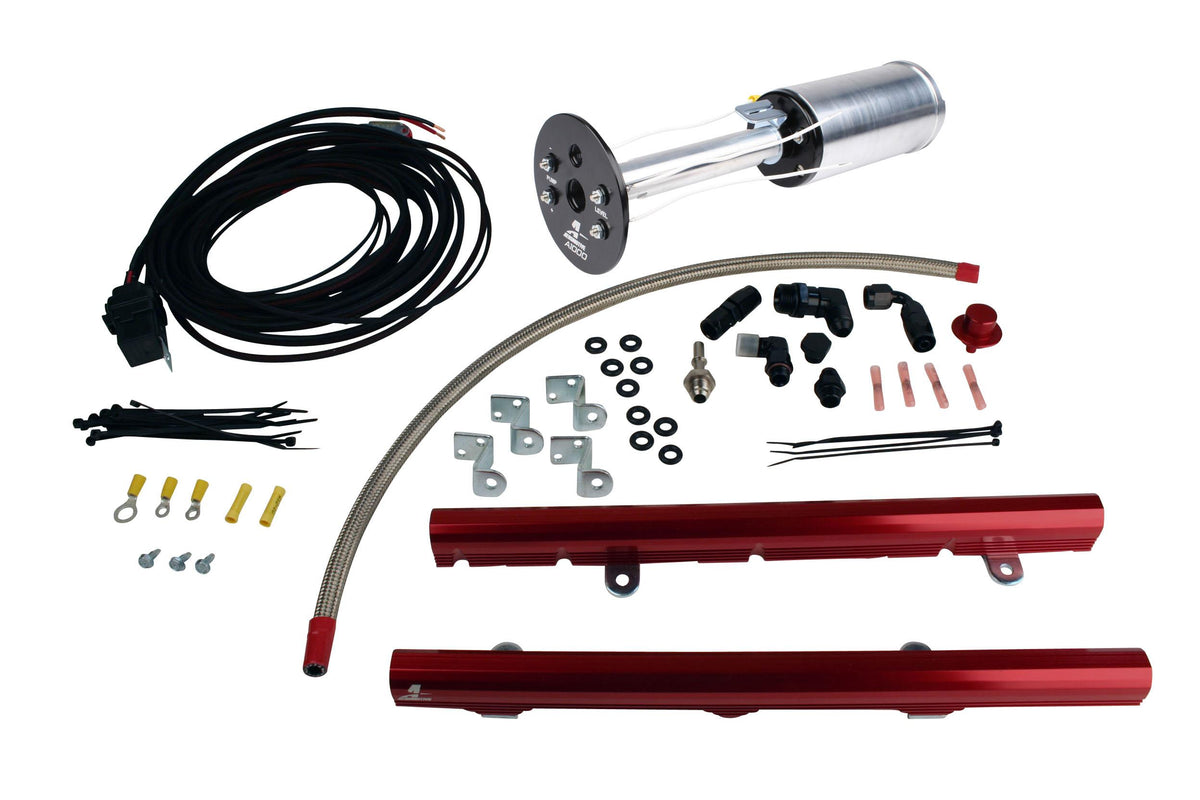 Aeromotive 03-13 Corvette Stealth A1000 Race Fuel System With Ls3 Fuel Rails - 17176