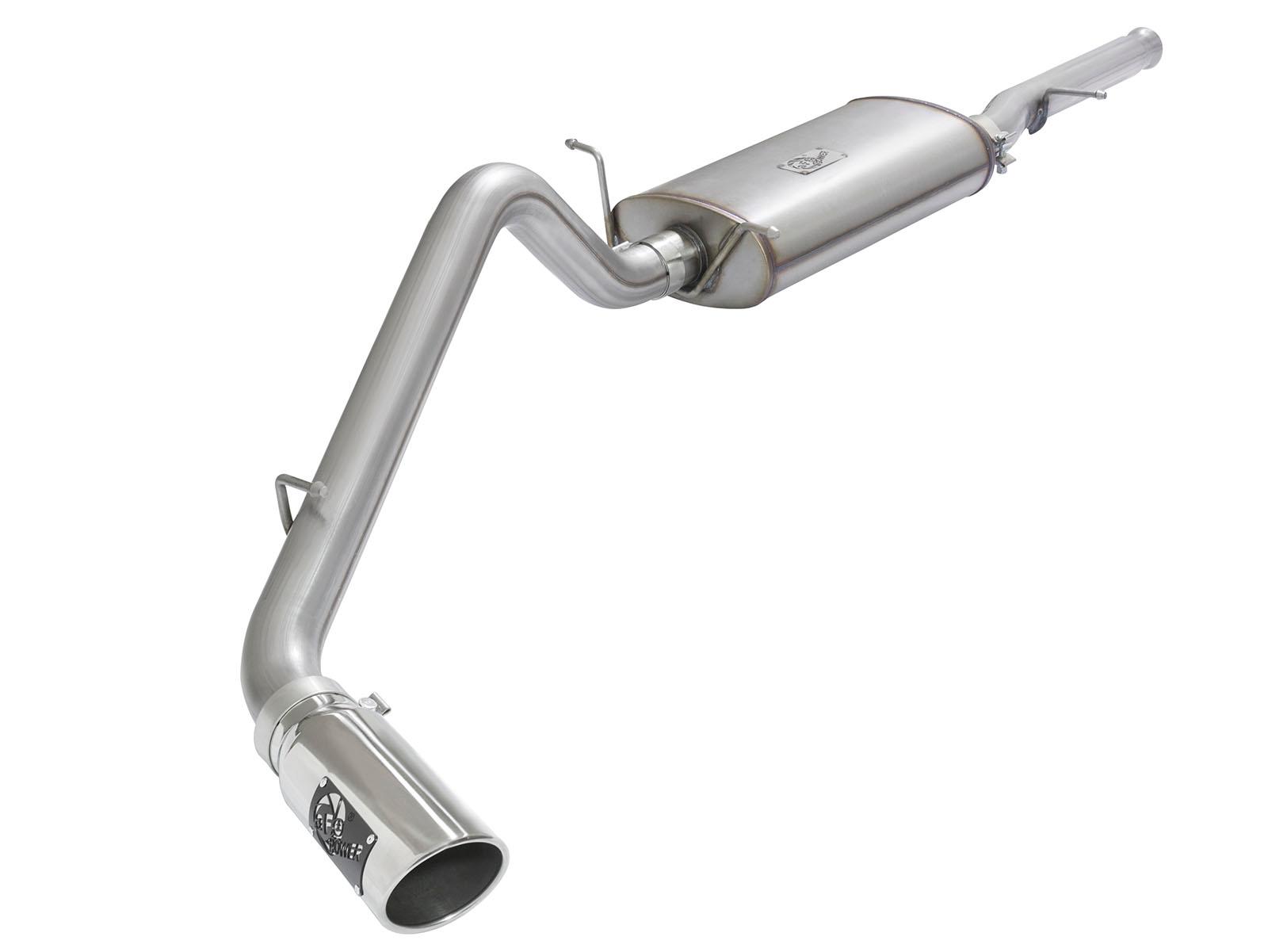 AFE MACH Force-Xp 3 IN 409 Stainless Steel Cat-Back Exhaust System w/Polished Tip - 49-44072-P
