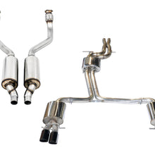 AWE Tuning B8 / B8.5 S5 Cabrio Touring Edition Exhaust - Resonated - Diamond Black Tips - 3415-43012