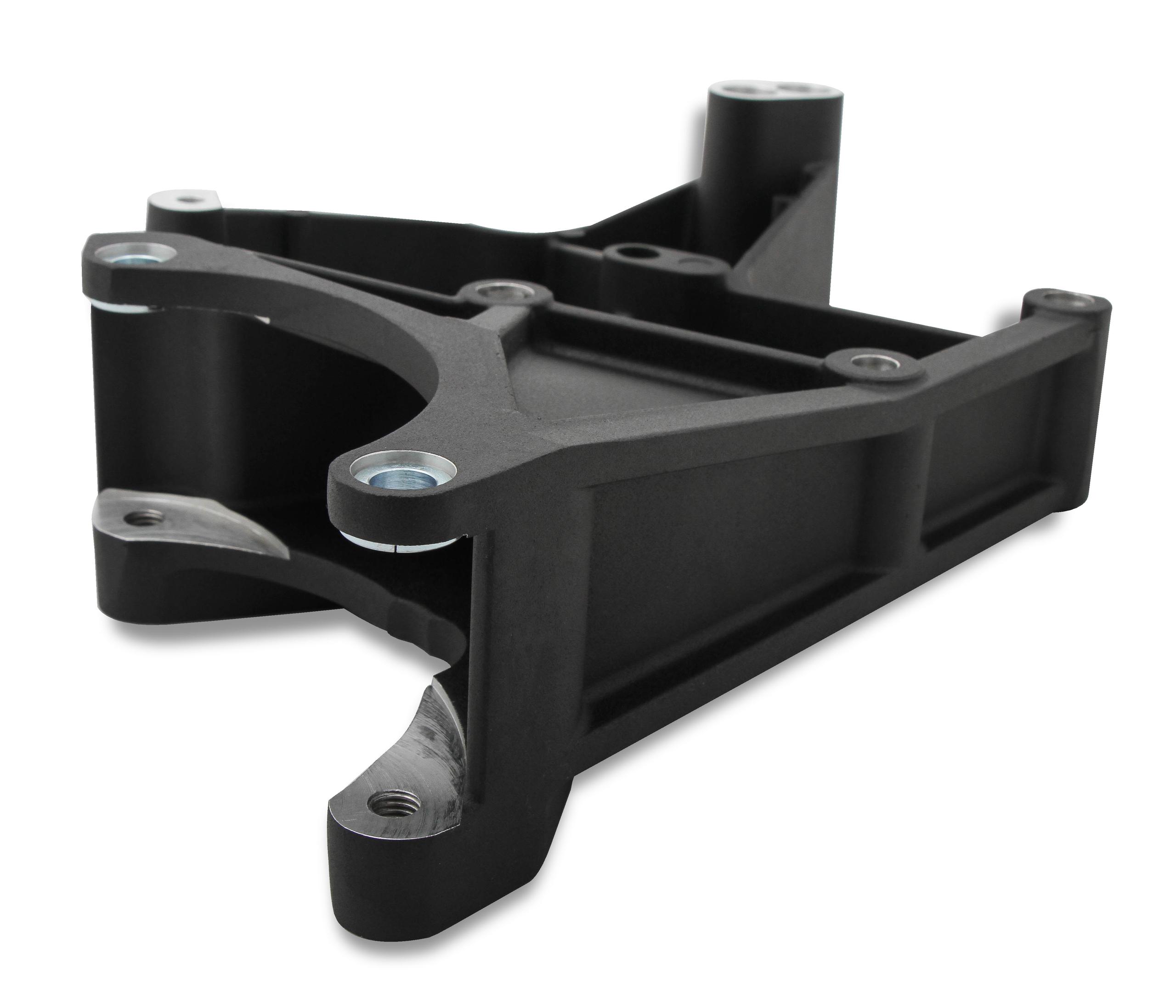 Holley LS/LT Accessory Drive Bracket - Passenger's &amp; Driver's Side Brackets Black.  - 20-132BK