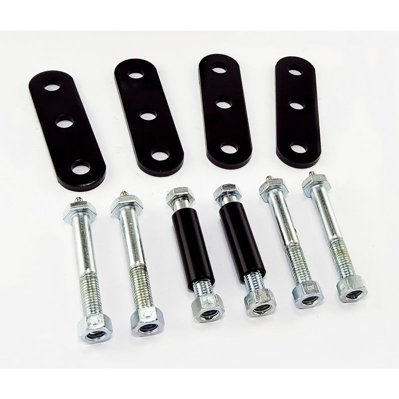Rugged Ridge Suspension Leaf Spring Shackle Kit Front Hd Greaseable; 76-86 Cj - 18265.06