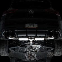 AWE Touring Edition Exhaust for Volkswagen MK8 Golf R - Diamond Black Tips - 3015-43658