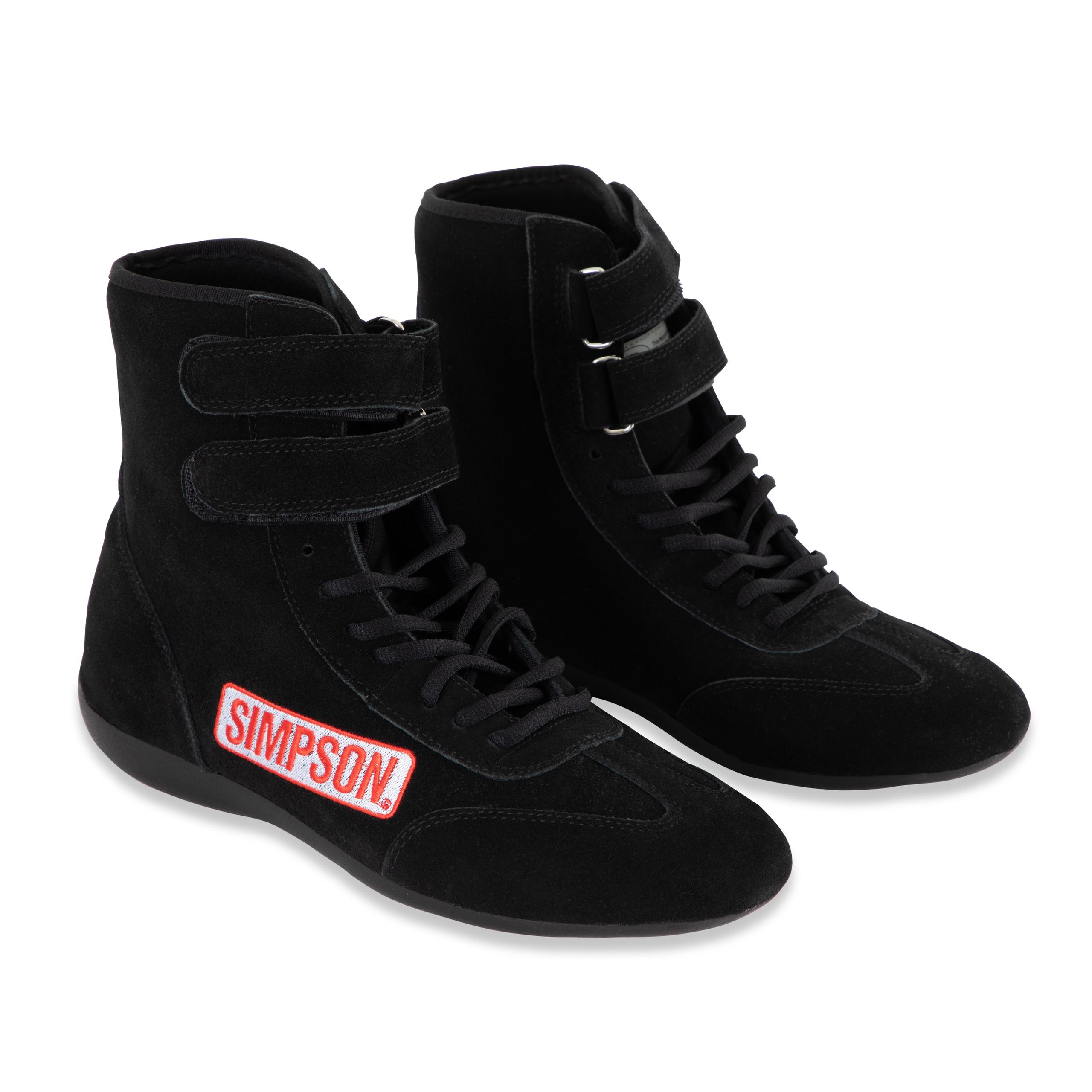 Simpson Racing Hightop Shoes - 28130BK