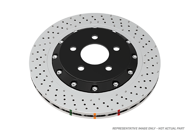 DBA Front 5000 Series Xd Brake Rotor - DBA52608BLKXD