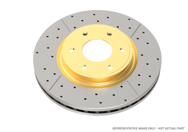 DBA Rear Street Series Xgold Brake Rotor (2003-2023 INFINITI, Nissan Fitment) - DBA2313X