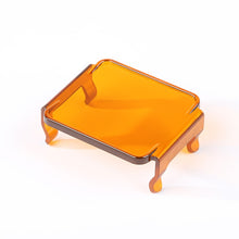 Rugged Ridge Light Cover 3 Inch Square Amber - 15210.67
