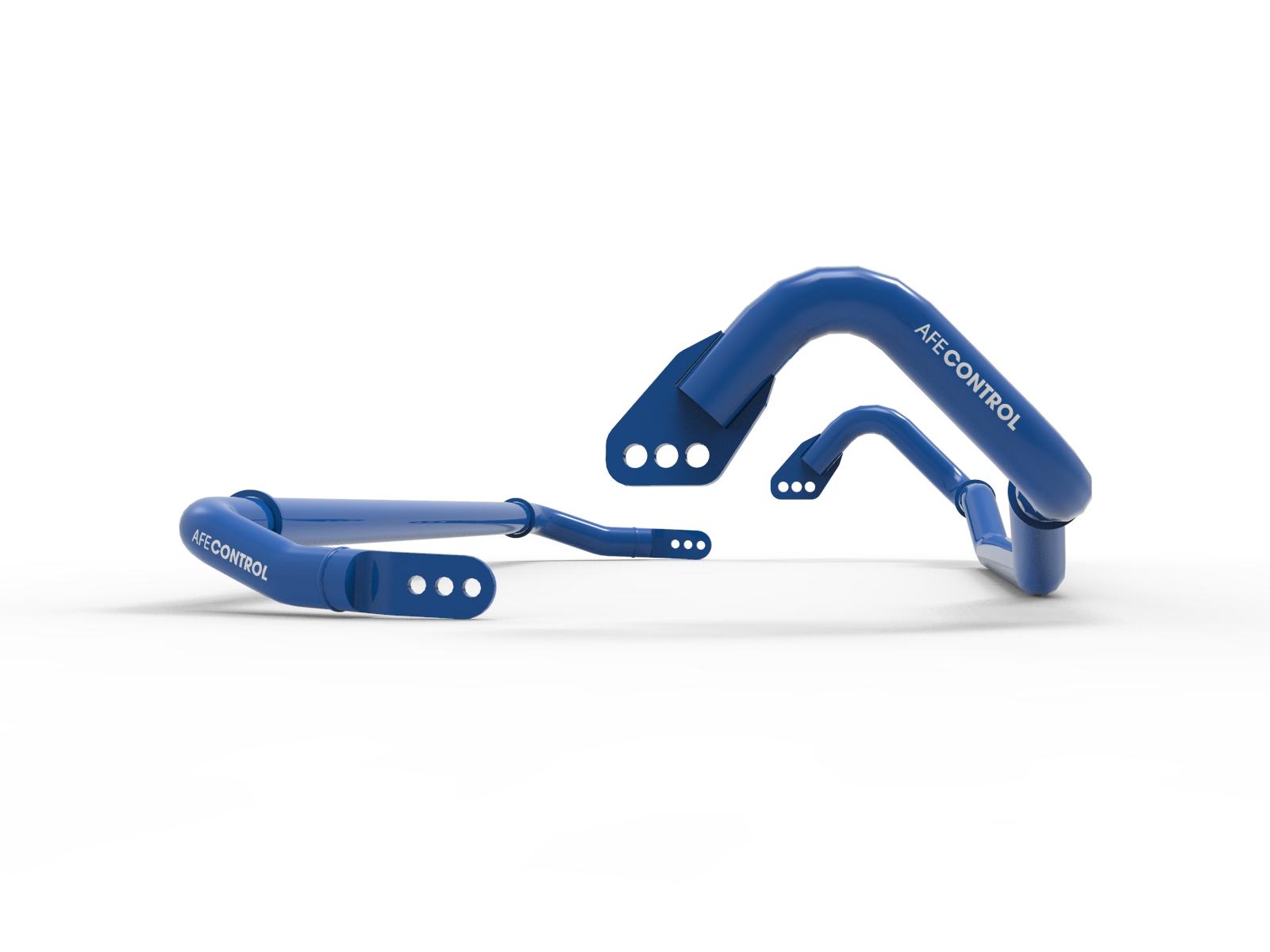 AFE aFe Control Front and Rear Sway Bar Set Blue (Chevrolet Corvette (C8) 2020 V8-6.2L) - 440-401008-L