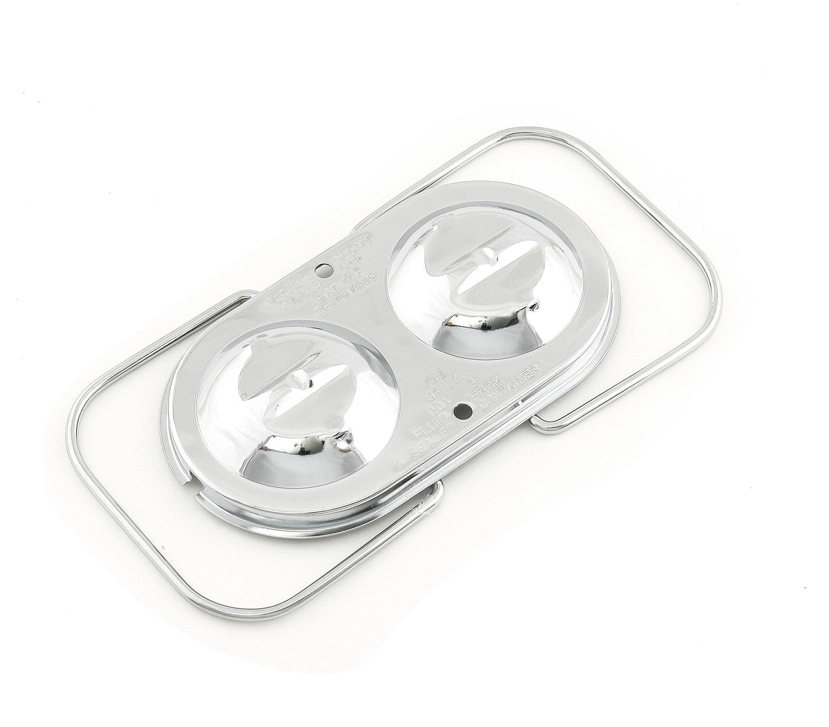 Mr. Gasket Chrome Master Cylinder Cover.  - 5273