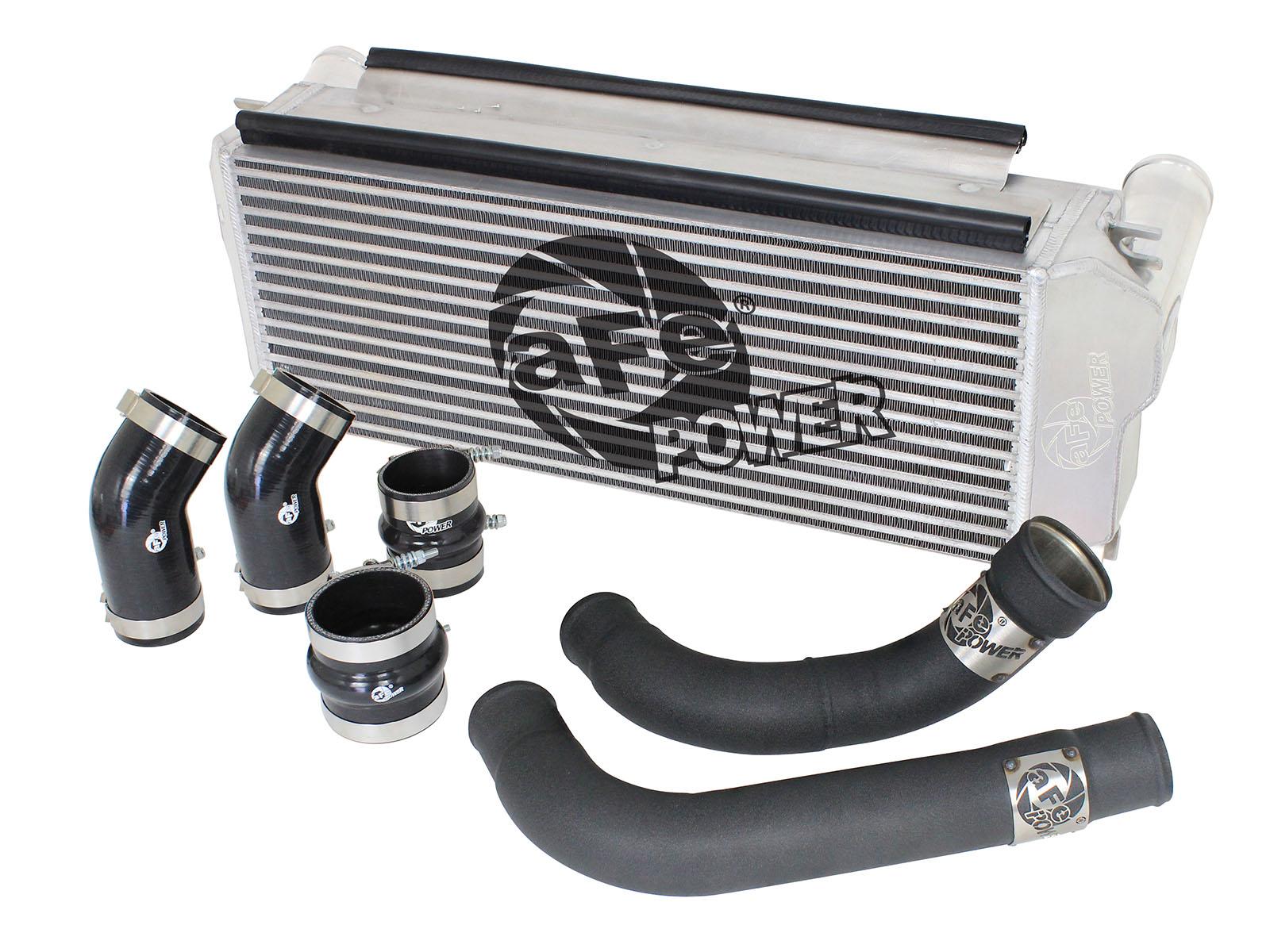 AFE BladeRunner GT Series Intercooler Kit w/ Tubes Black (2013-2018 2500, 3500) - 46-20132-B