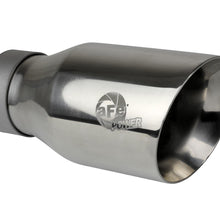 AFE MACH Force-Xp 304 Stainless Steel Clamp-on Exhaust Tip Polished (3 IN Inlet x 4-1/2 IN Outlet x 9 IN L) - 49T30454-P093