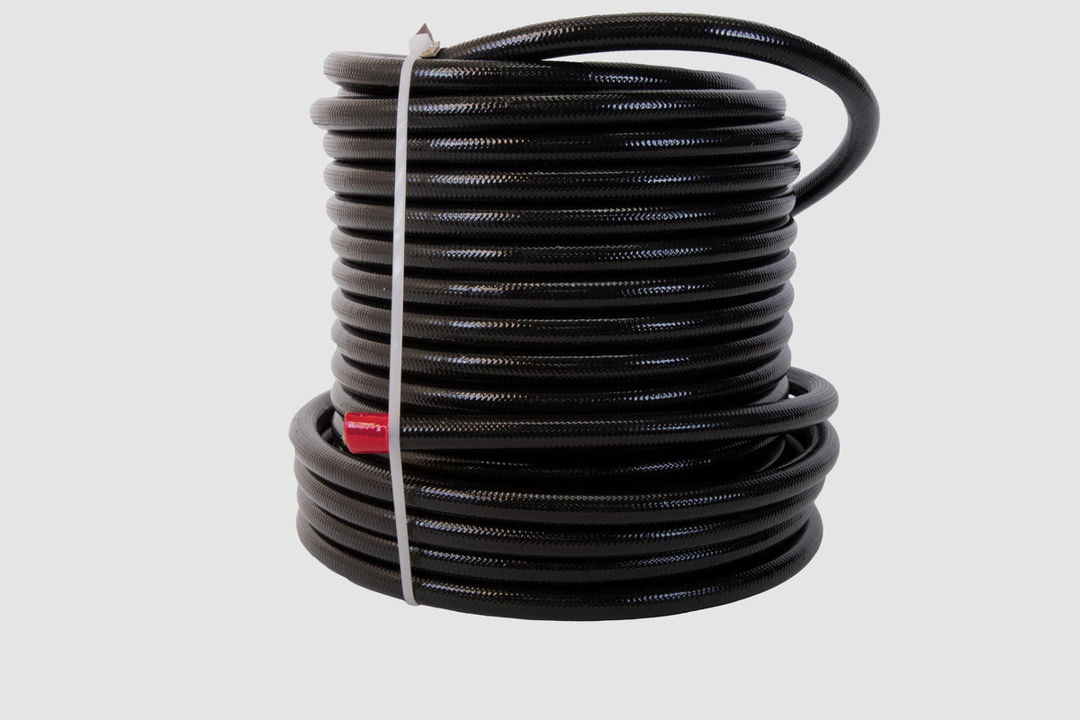 Aeromotive Fuel Line, Ptfe, Stainless Braided, Black Jacketed - 15321