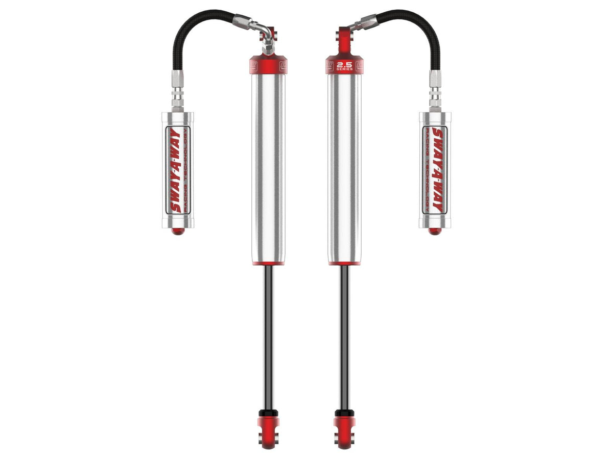 AFE Sway-A-Way 2.5 Rear Shock Kit w/ Remote Reservoirs for 2-3.5 IN Lifts (2017-2024 F-250 Super Duty , F-350 Super Duty) - 302-0056-11