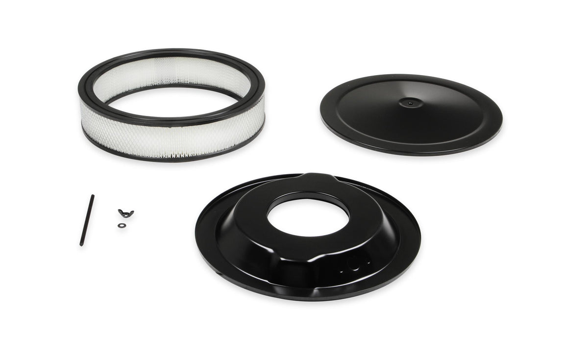Mr. Gasket Competition Air Cleaner - Flat Black.  - 9790BP