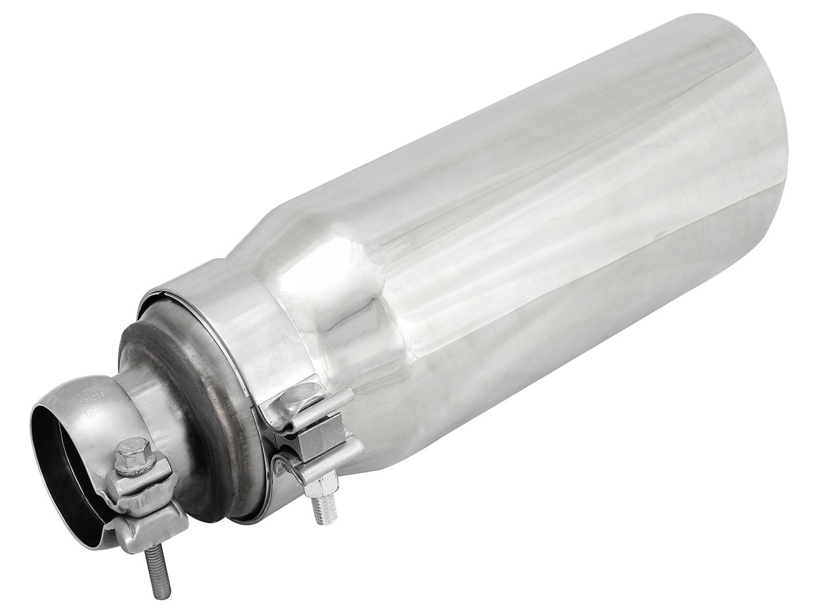AFE MACH Force-Xp 304 Stainless Steel OE Replacement Exhaust Tip Polished (2009-2019 1500, 1500, 1500 Classic, Ram 1500) - 49C42046-P