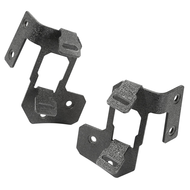 Rugged Ridge Light Mount A Pillar Textured Black; 07-18 Jeep Wrangler Jk - 11232.31
