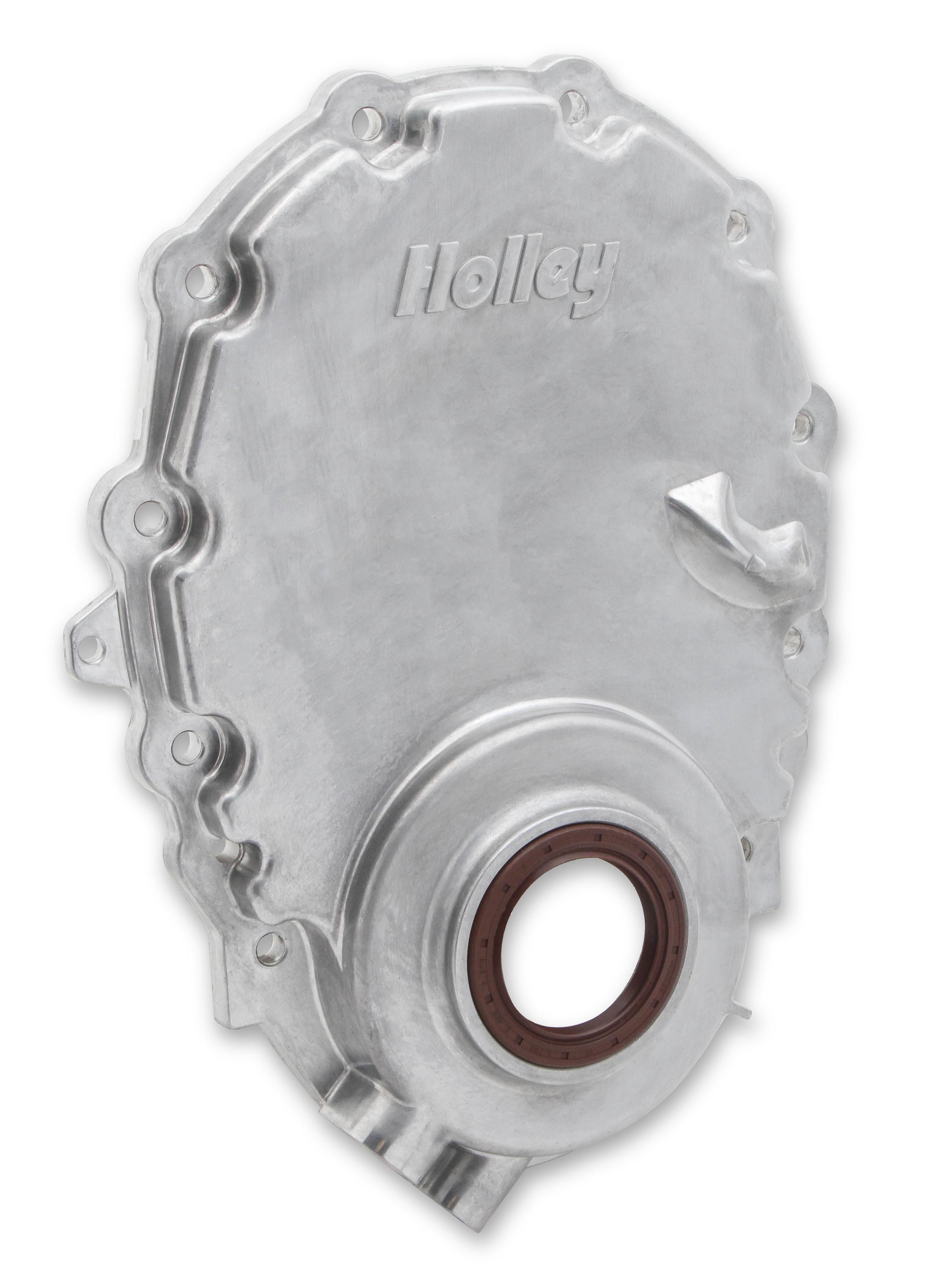Holley Cast Aluminum Timing Chain Cover.  - 21-152