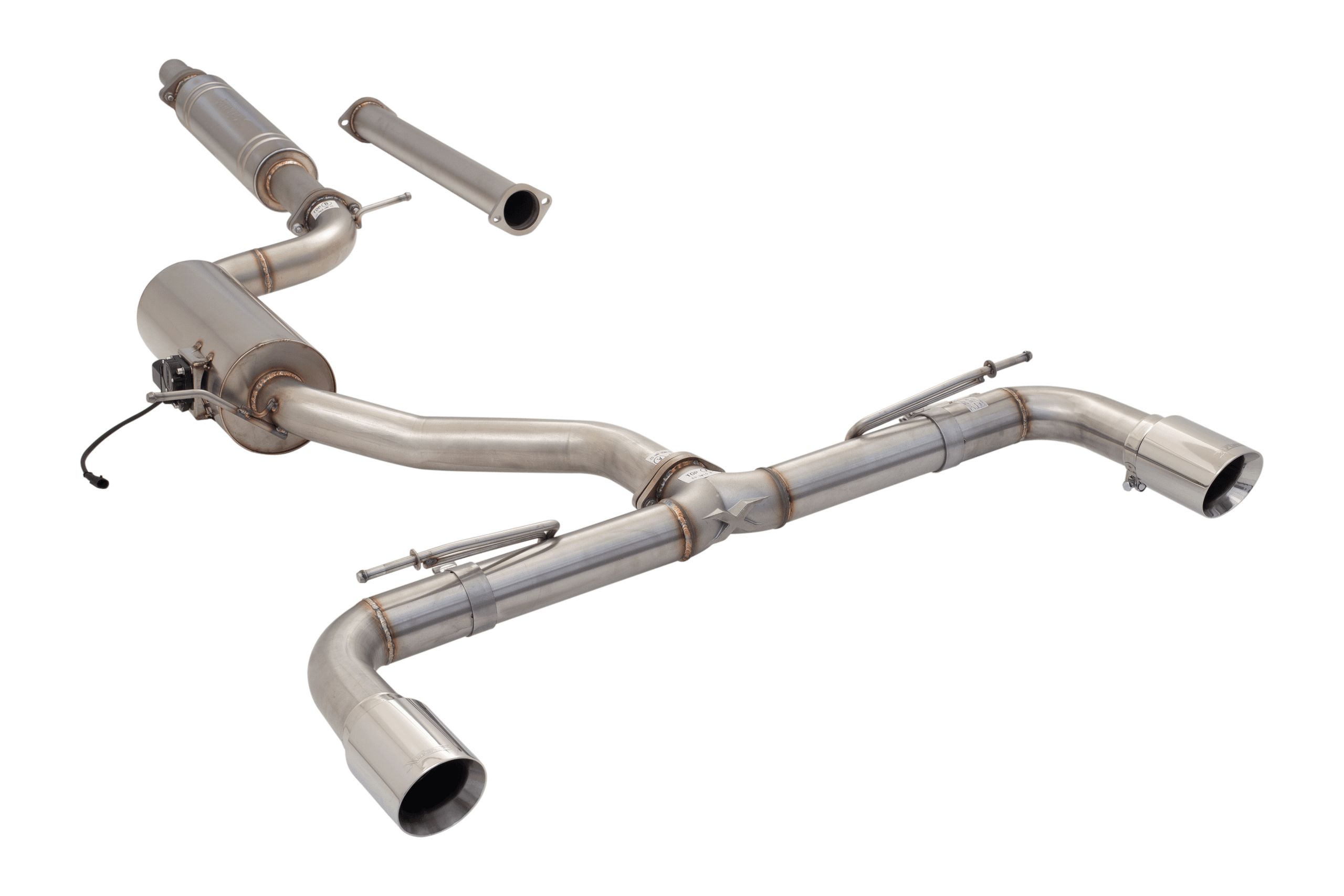 XForce MK8 GTI CATBACK VAREX SYSTEM - ESVW10VKCS
