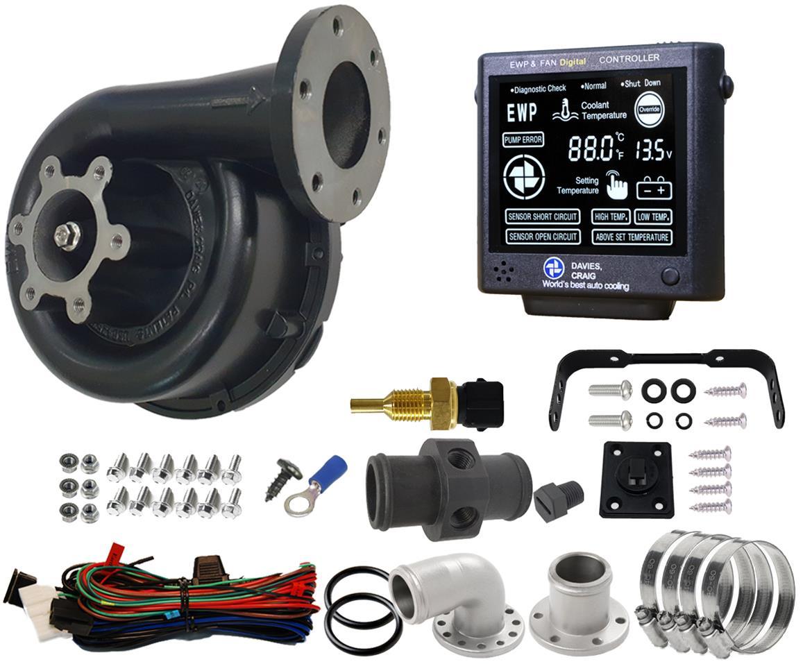 Davies Craig EWP140 Combo - 12v 140LPM/37GPM Black  Remote Electric Water Pump & Controller - DC-8980