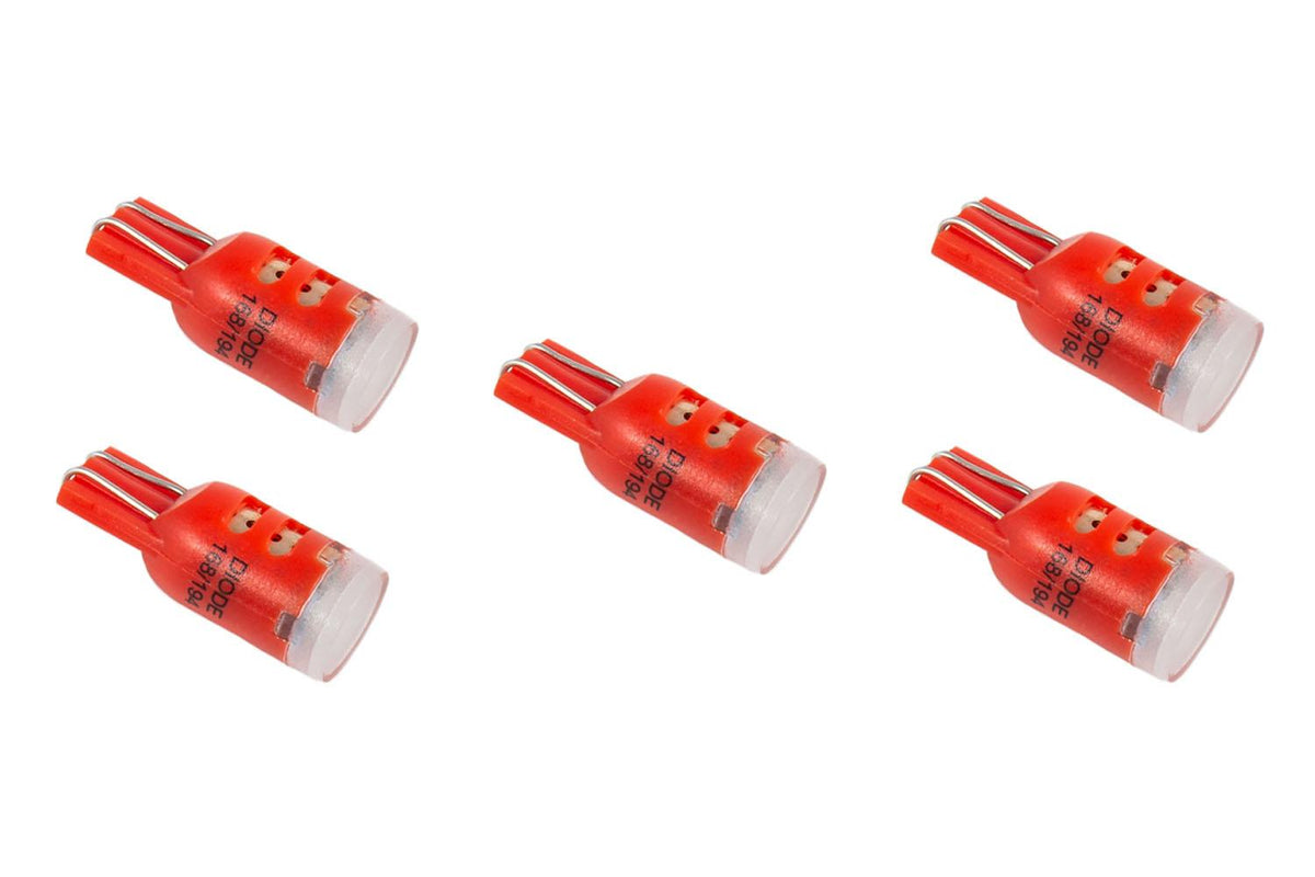 Diode Dynamics - DD0030F - 194 HP5 Red (five) (2012-2014 Fiat 500) - DD0030F