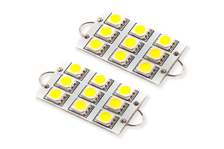Diode Dynamics - DD0106P - 44mm SML9 LED Cool White (pair) (2006-2019 Charger) - DD0106P