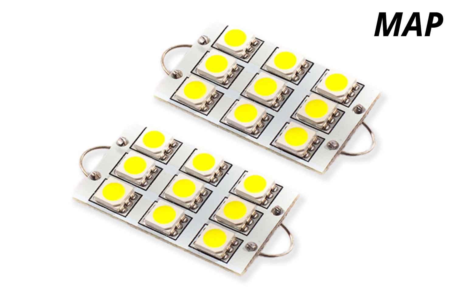 Diode Dynamics - DD0105P - 44mm SML9 LED Red (pair) (2006-2019 Charger) - DD0105P