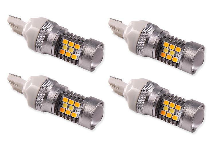 Diode Dynamics - DD0110Q - 7443 HP24 LED Cool White Switchback (four) (2014-2018 Silverado 1500) - DD0110Q