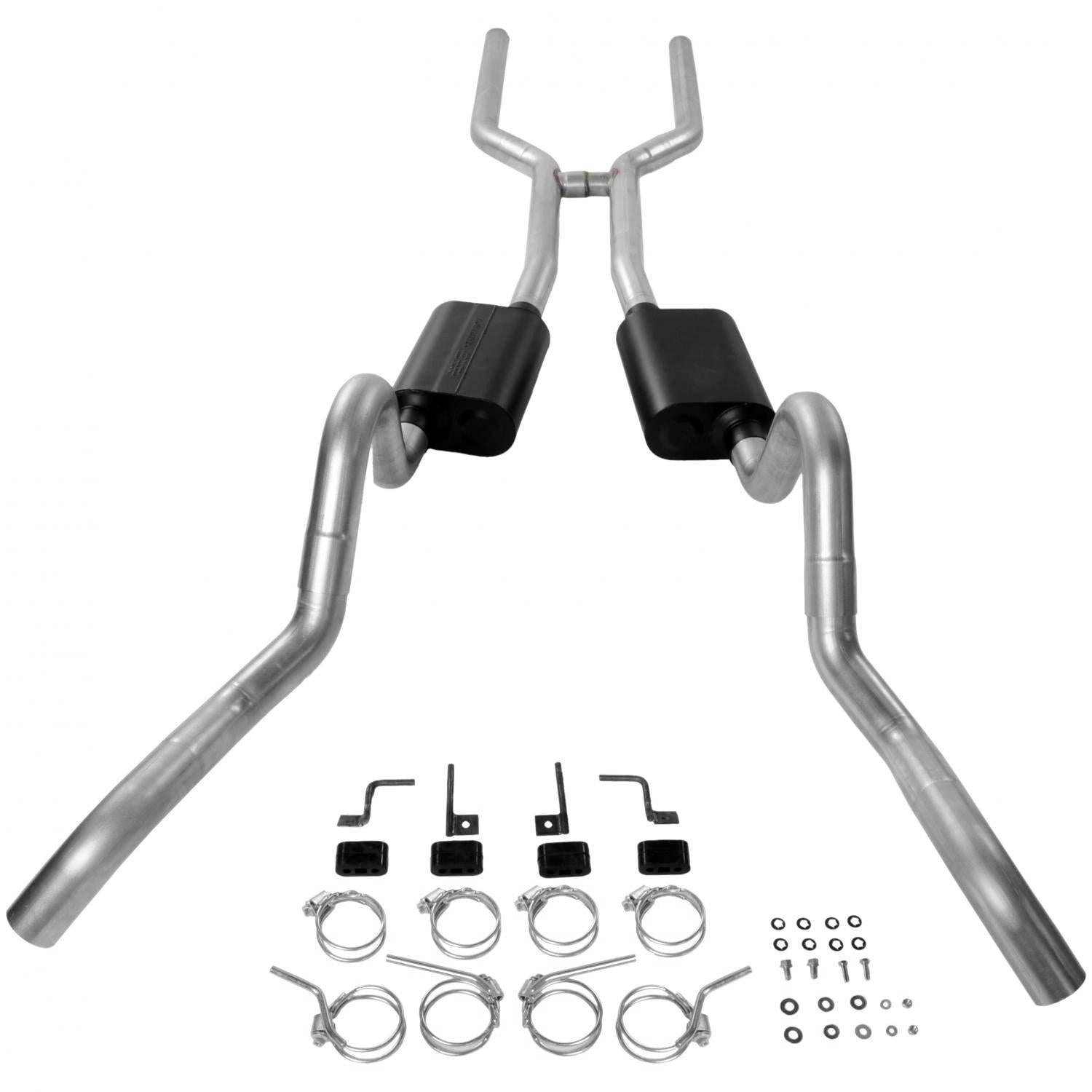 Flowmaster Header-back System - Dual Side Exit - American Thunder - Aggressive Sound