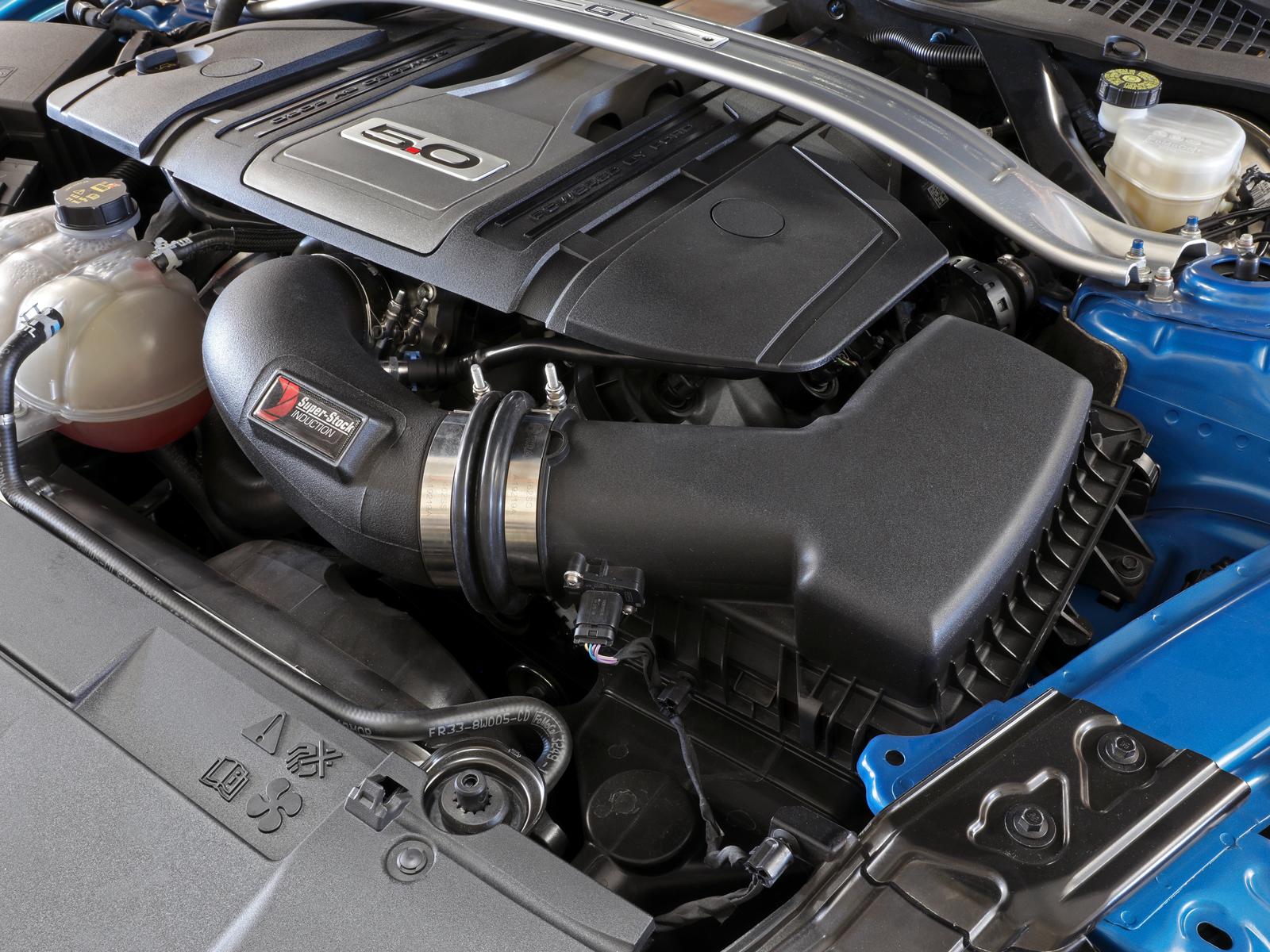 AFE Super Stock Induction System w/ Pro 5R Media (Ford Mustang GT 18-20 V8-5.0L) - 55-10005R