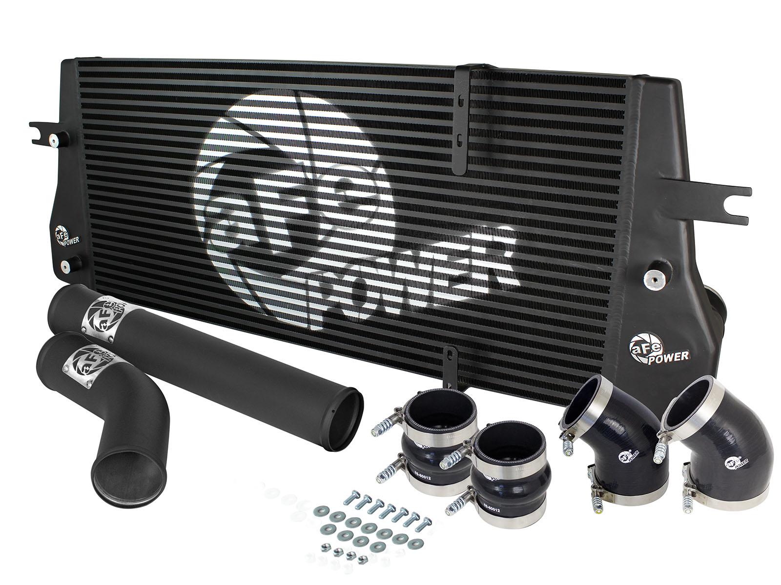 AFE BladeRunner Street Series Intercooler Kit w/ Tubes Black (1994-2002 Ram 2500, Ram 3500) - 46-21062-B