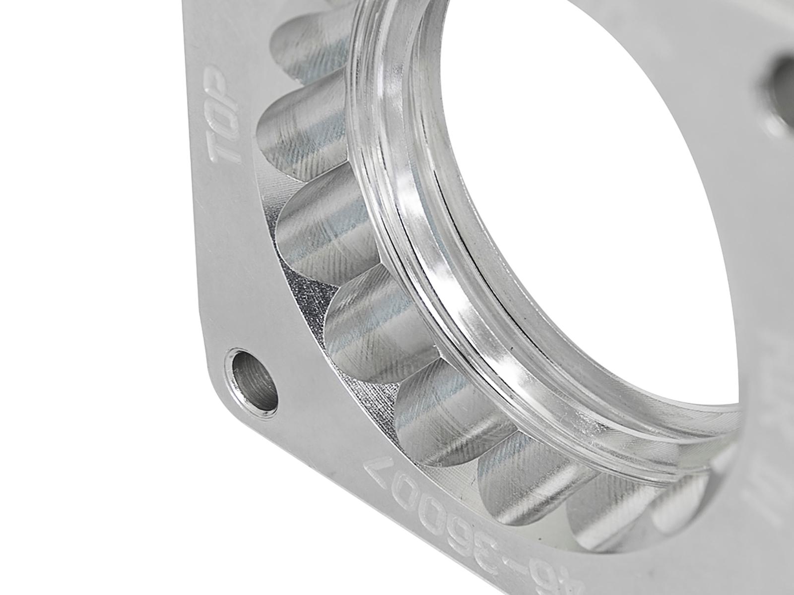 AFE Silver Bullet Throttle Body Spacer Kit (Pair) (2008-2020 370Z, 370Z, Q50, Q60, G37) - 46-36007