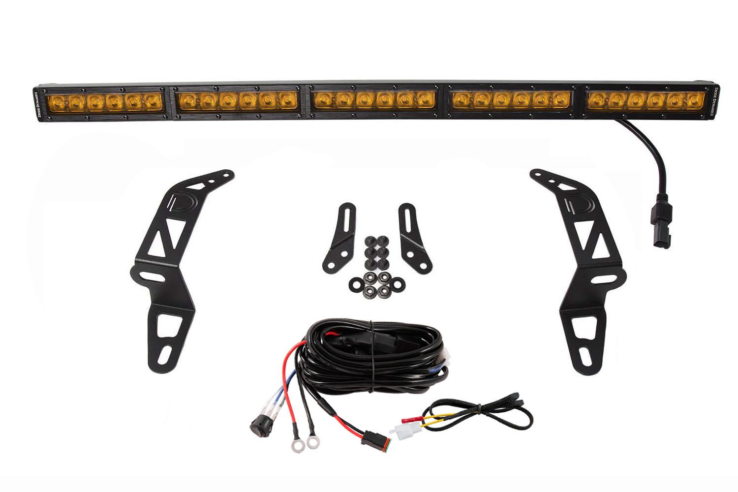 Diode Dynamics - DD6080 - Jeep 2018 SS30 Bumper LED Kit Amber Driving Single (2020-2020 Gladiator) - DD6080