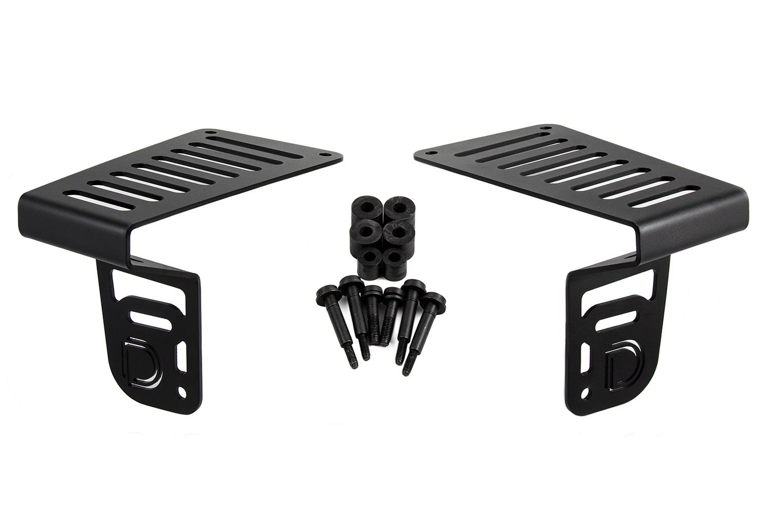 Diode Dynamics - DD6089 - Jeep 2018-2019 Cowl Bracket Kit (2018-2020 Wrangler,2020-2020 Gladiator) - DD6089