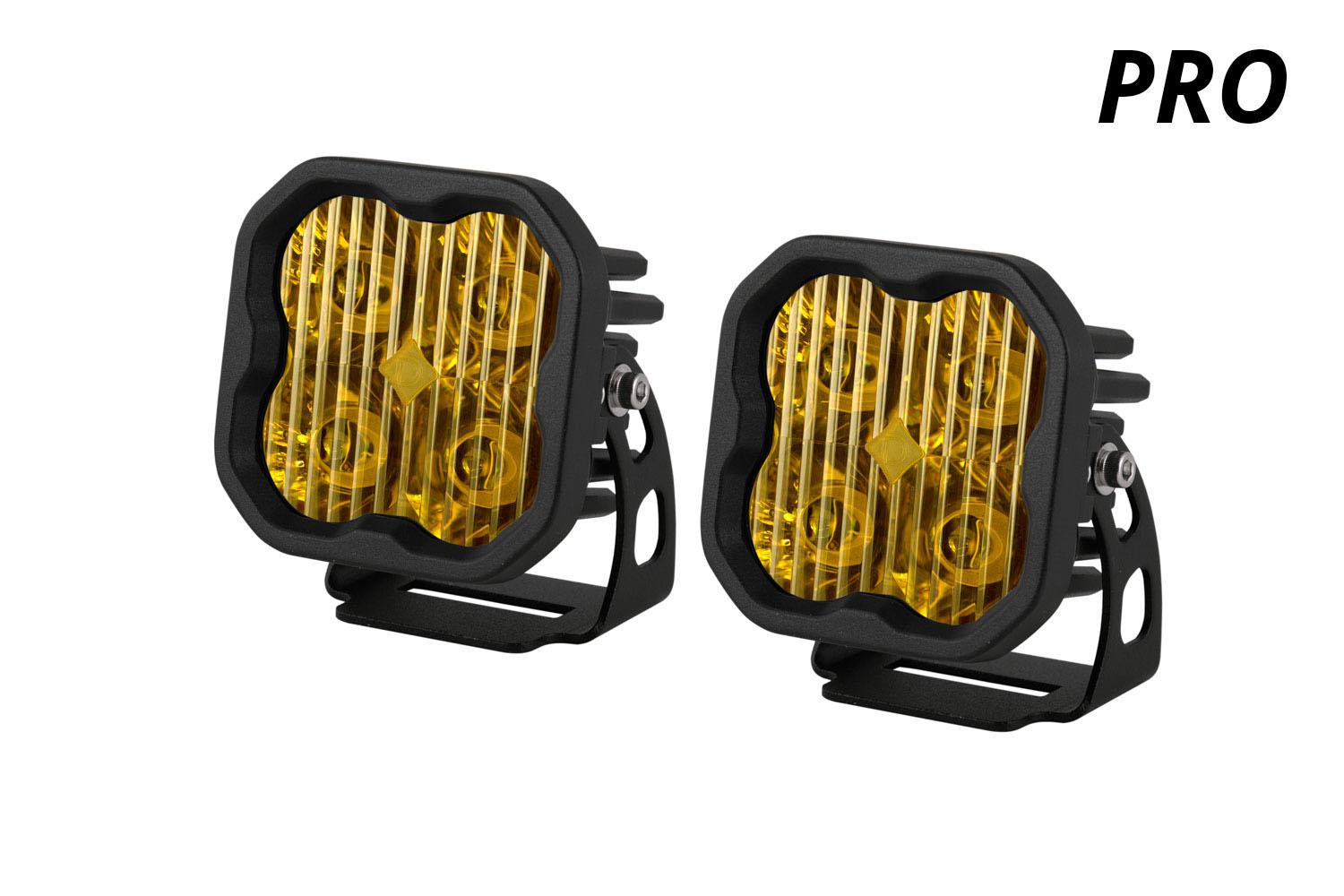 Diode Dynamics SS3 Pro ABL Yellow SAE Fog Standard Pair Diode Dynamics - DD6890P