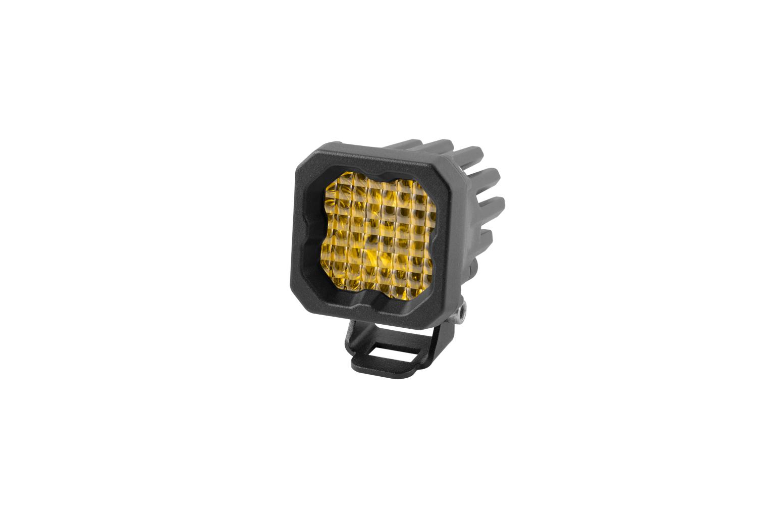 Diode Dynamics - Stage Series C1 LED Pod Pro Yellow Wide Standard ABL (Single) - DD6458S