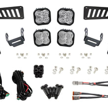 Diode Dynamics SS3 Cowl LED Bracket Kit for 18-20 Wrangler JL/Gladiator White Sport Diode Dynamics (2018-2021 Wrangler, Gladiator) - DD6553
