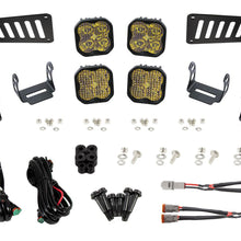 Diode Dynamics SS3 Cowl LED Bracket Kit for 18-20Wrangler JL/Gladiator Yellow Pro Diode Dynamics (2018-2021 Wrangler, Gladiator) - DD6556