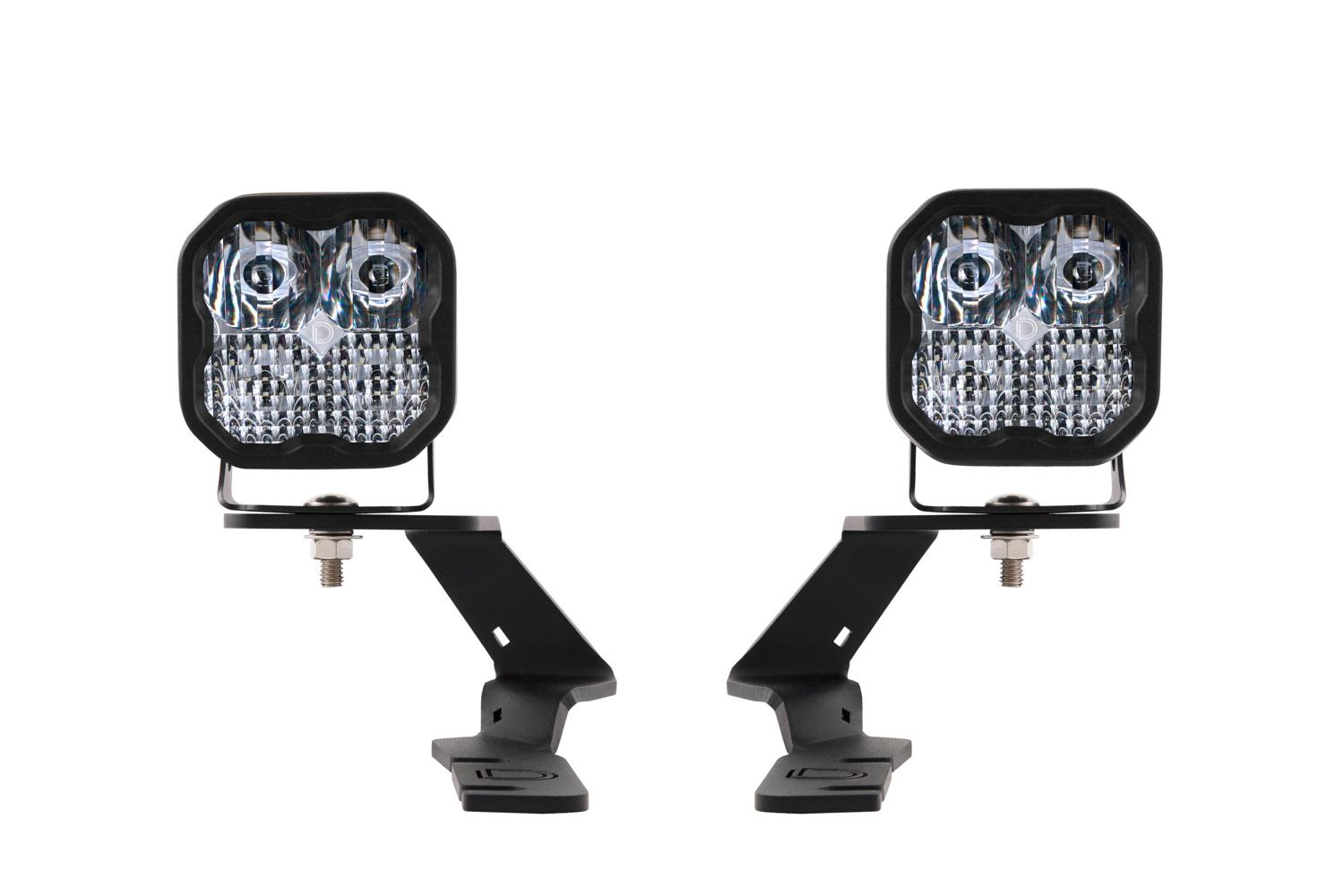 Diode Dynamics SS3 LED Ditch Light Kit for 19-20 Ford Ranger Sport White Driving Diode Dynamics (2019-2020 Ranger) - DD6583