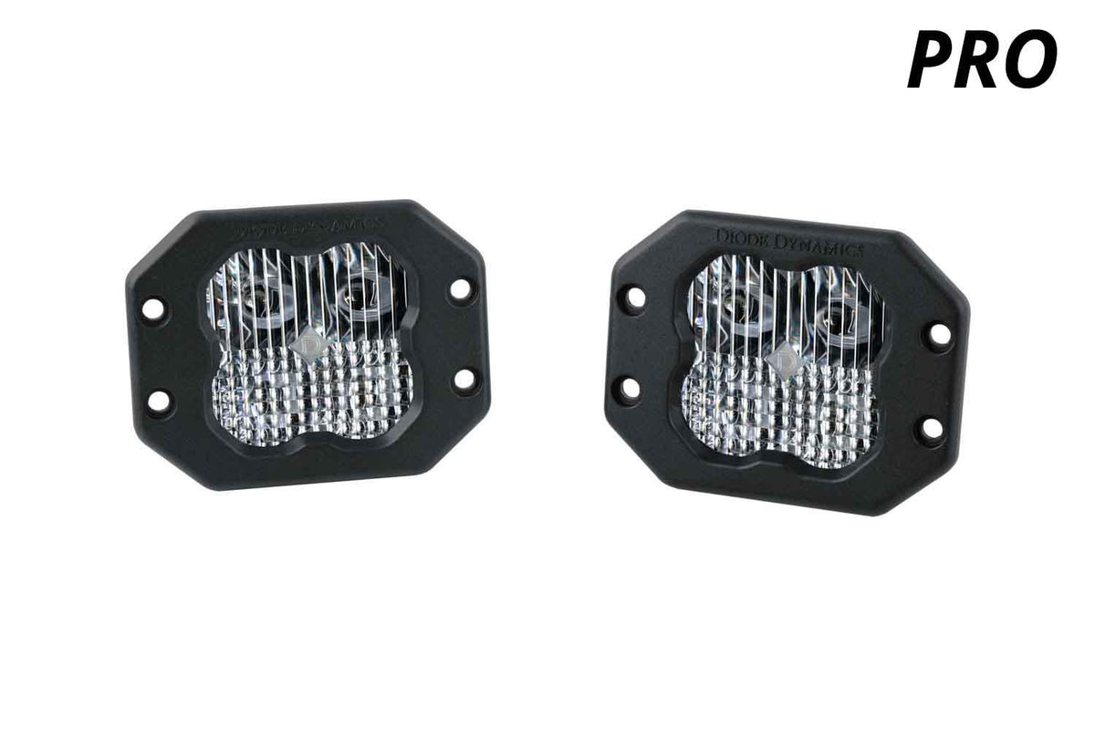 Diode Dynamics SS3 Pro ABL White Flood Flush Pair Diode Dynamics - DD6932P