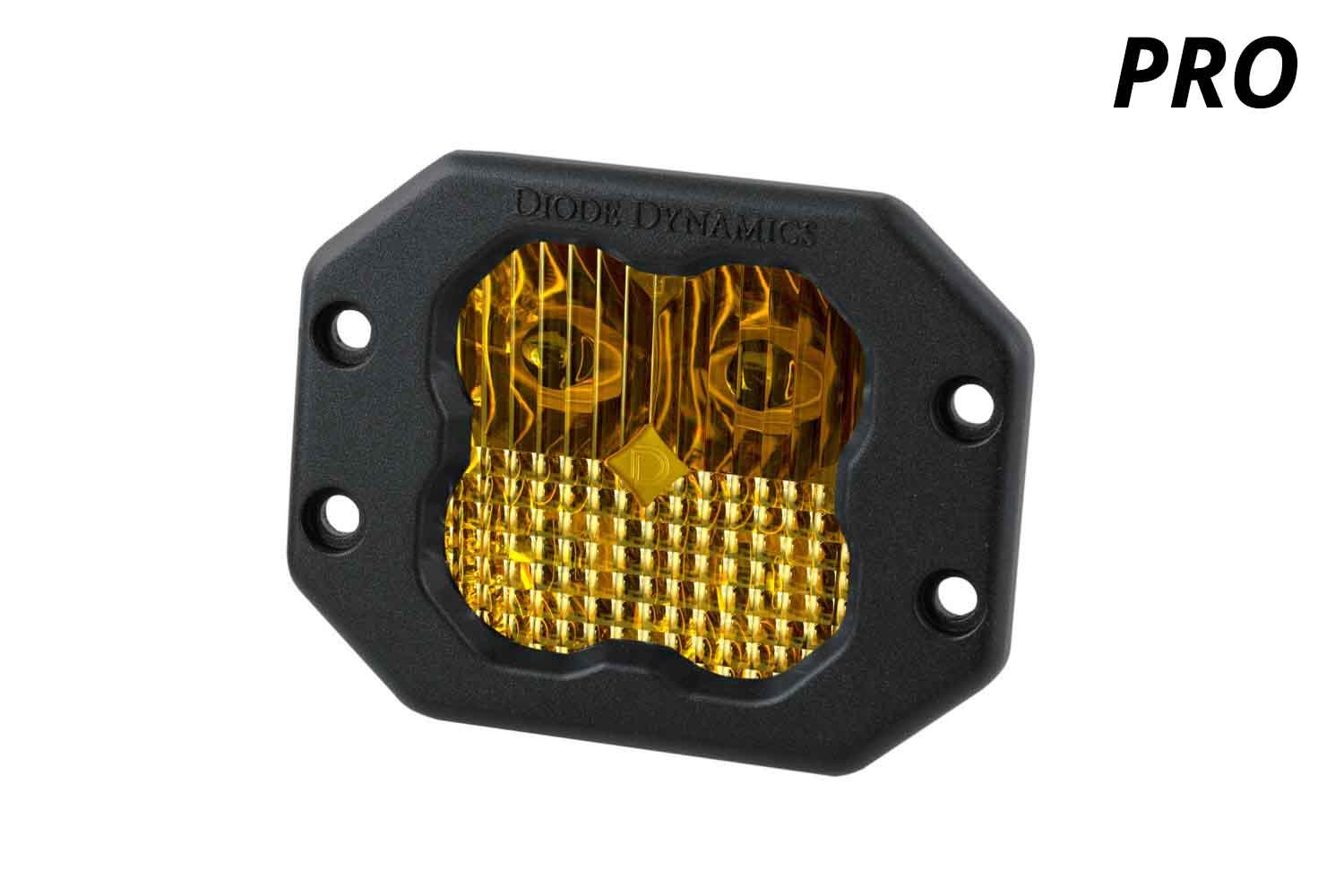 Diode Dynamics SS3 Pro ABL Yellow SAE Fog Flush Single Diode Dynamics - DD6940S