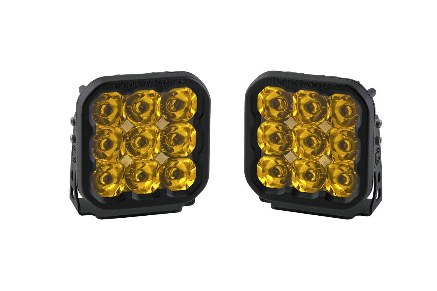 Diode Dynamics SS5 LED Pod Sport Yellow Spot Pair Diode Dynamics - DD6771P