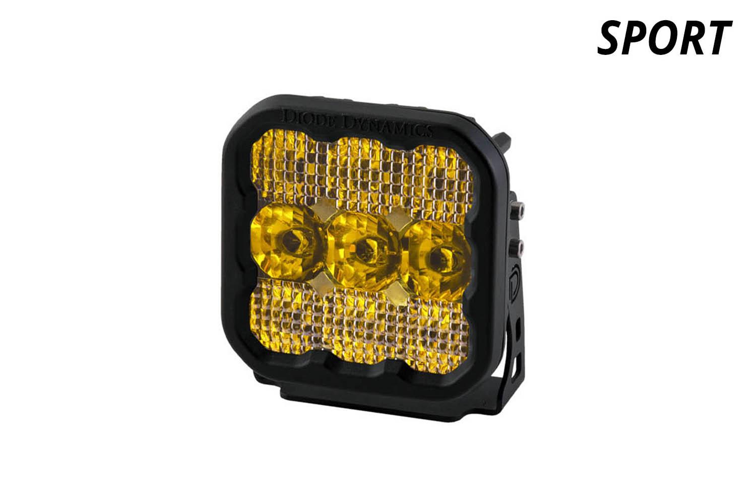 Diode Dynamics SS5 LED Pod Sport Yellow Driving Single Diode Dynamics - DD6781S
