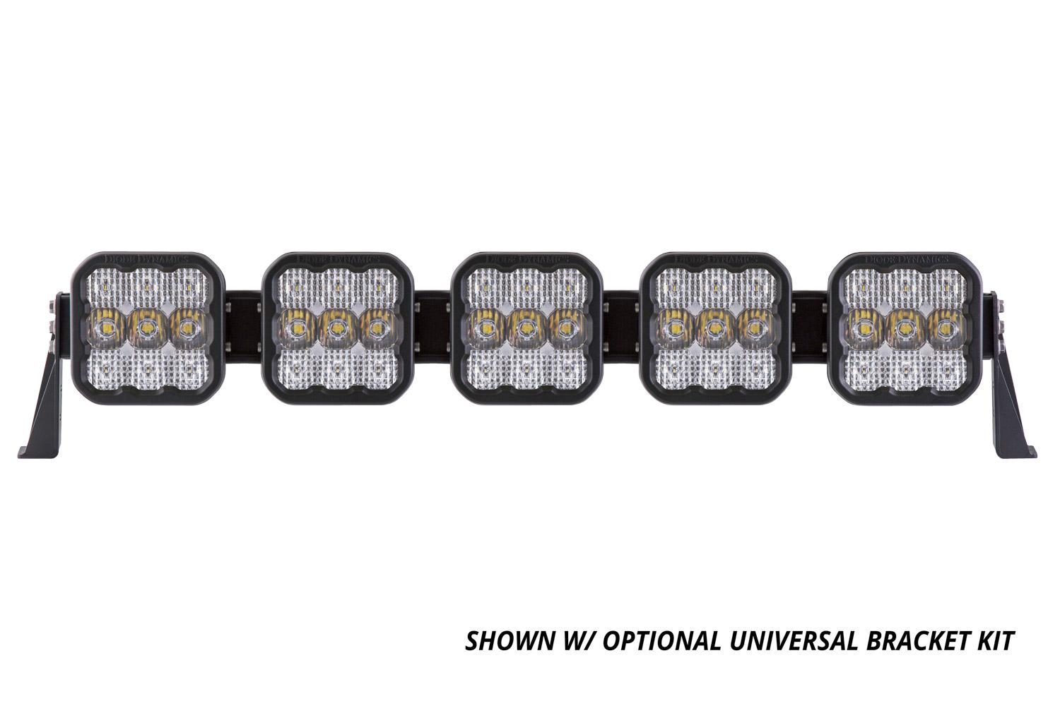 Diode Dynamics SS5 Pro Universal CrossLink 5-Pod Lightbar White Combo Diode Dynamics - DD7242