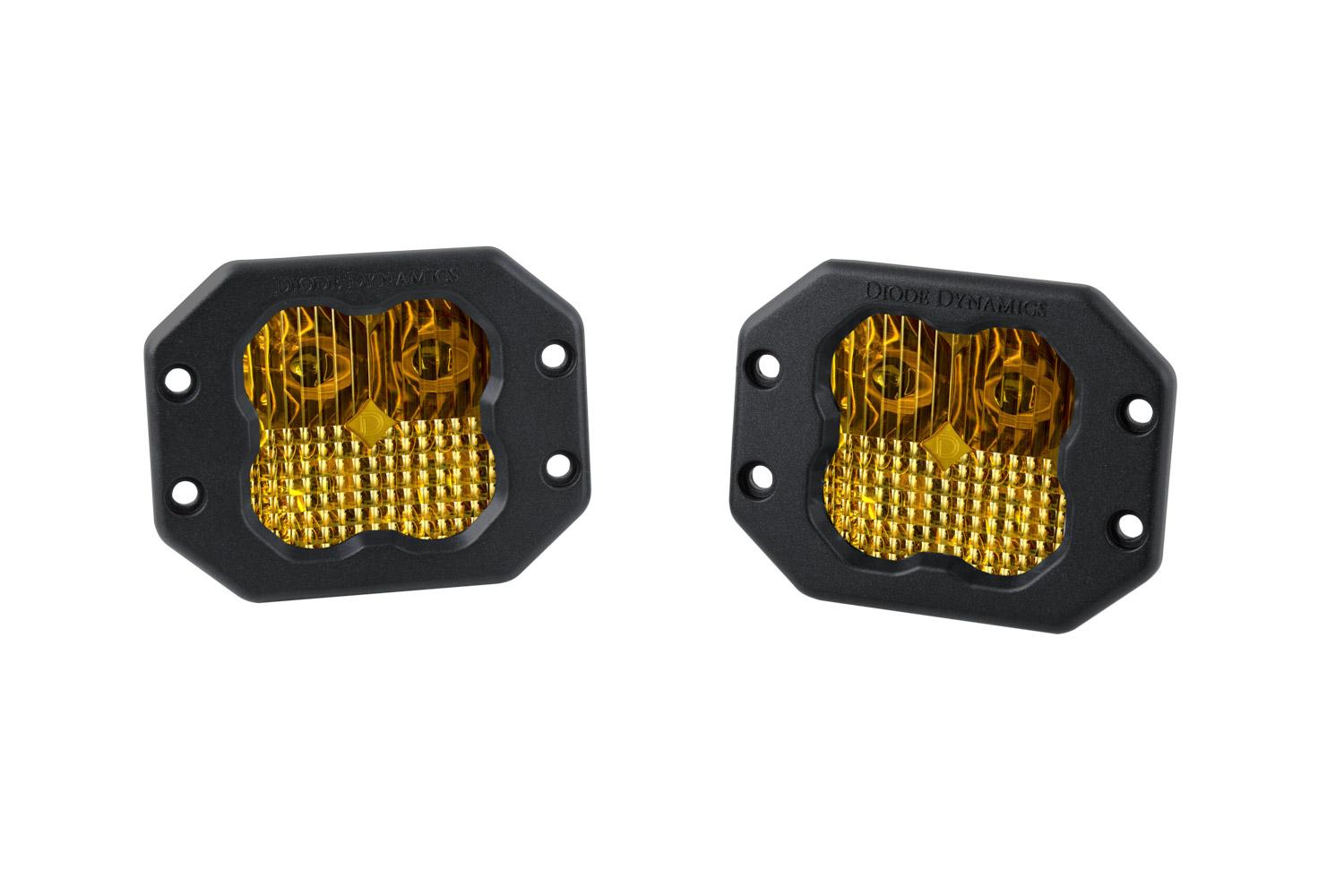 Diode Dynamics SS3 Pro ABL Yellow Combo Flush Pair Diode Dynamics - DD6942P