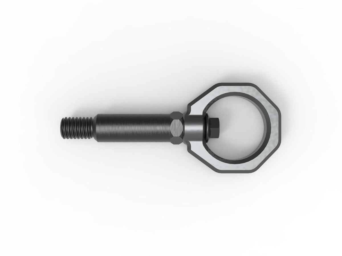 aFe CONTROL Front Tow Hook Gray - 450-502001-G