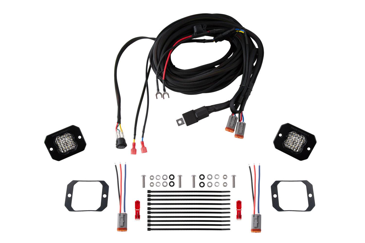 Diode Dynamics Stage Series Flush Mount Reverse Light Kit, C1 Sport - DD7146