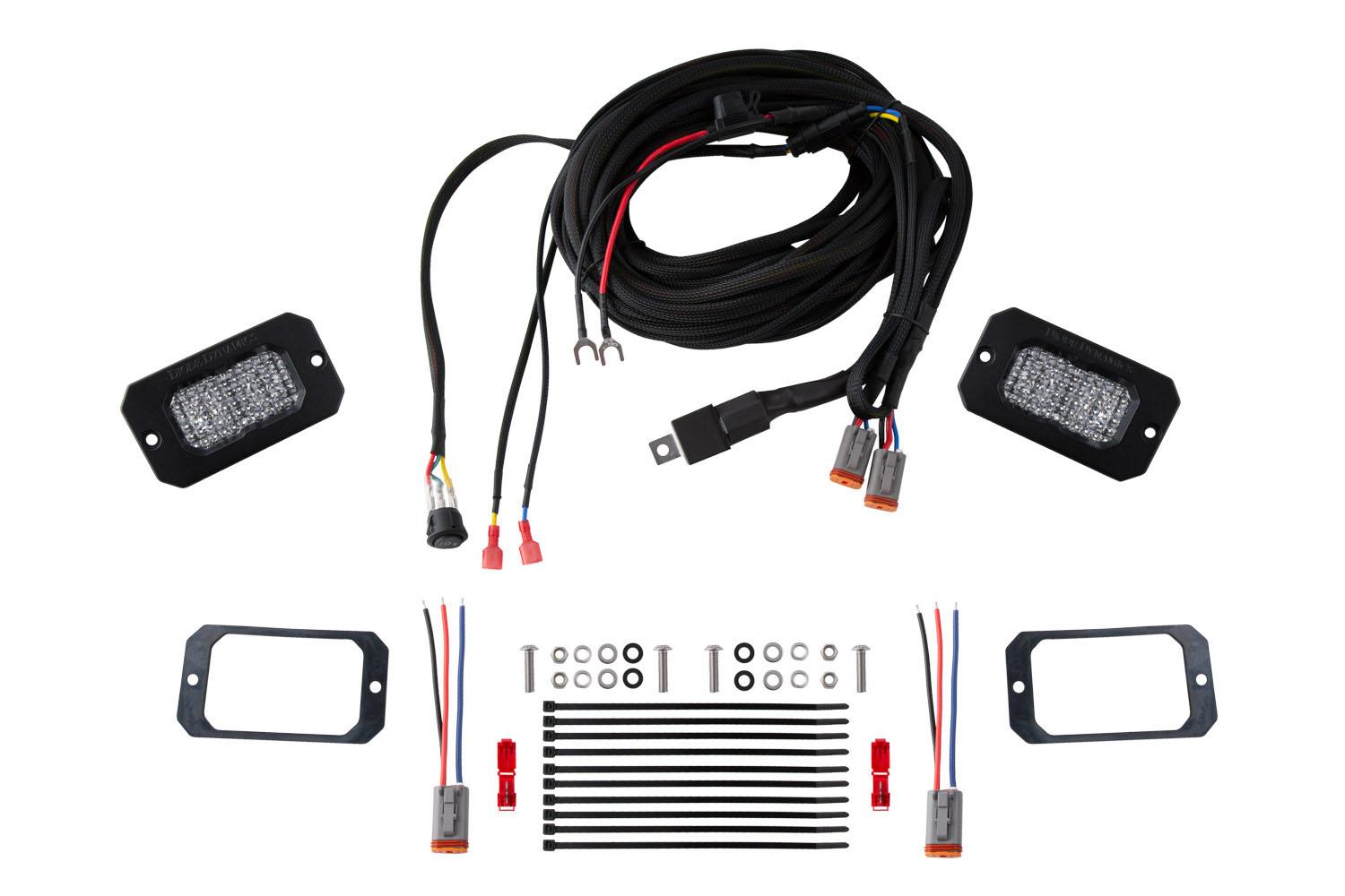 Diode Dynamics Stage Series Flush Mount Reverse Light Kit, C2 Sport - DD7148