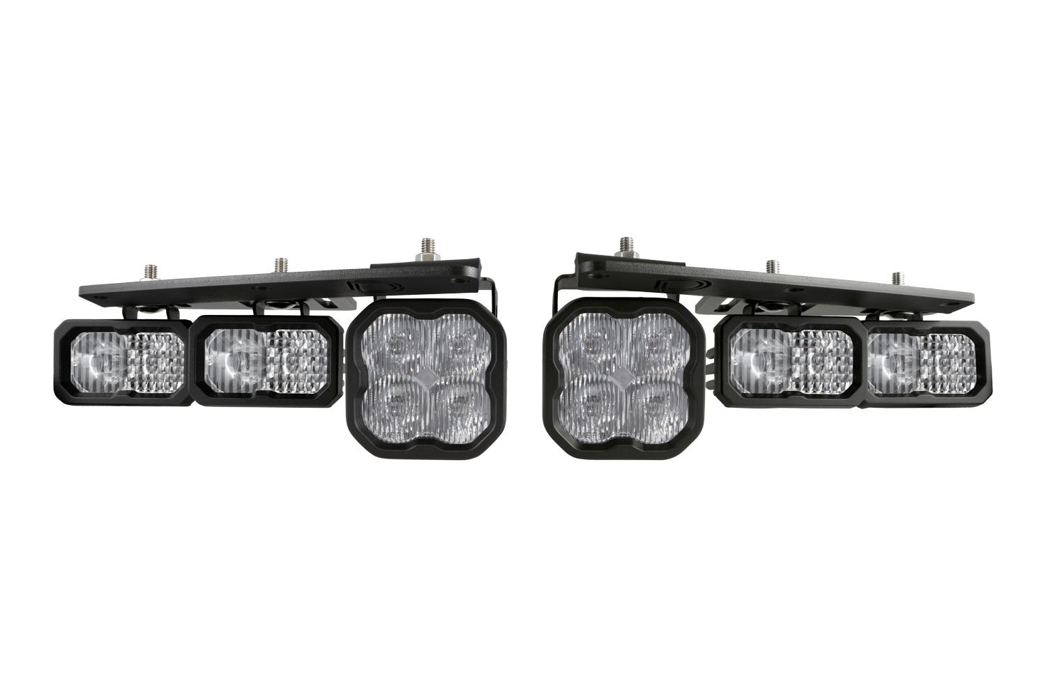 Diode Dynamics - Stage Series Fog Pocket Kit  Yellow Max (2021-2025 Bronco) - DD7183